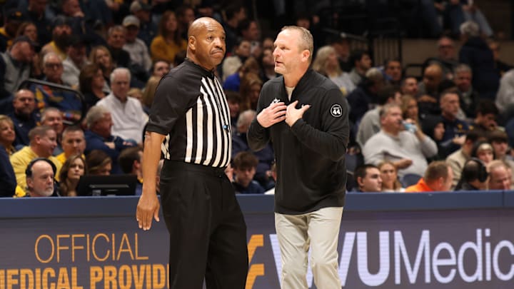 West Virginia University head coach Darian DeVries West Virginia University head coach Darian DeVries
