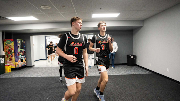 Toryn Severson (3) led Madrid past St. Edmond and into the Class 1A title game Thursday night.