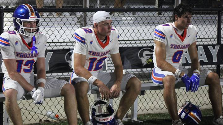 James island tight end Charlie Schrecker, quarterback Brady Dantzler and wide receiver Raphael Suiu. James island tight end Charlie Schrecker, quarterback Brady Dantzler and wide receiver Raphael Suiu.
