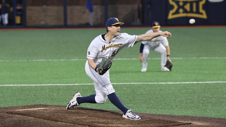 West Virginia University pitcher Griffin Kirn West Virginia University pitcher Griffin Kirn