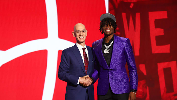 Ja'Kobe Walter, Adam Silver, 2024 NBA Draft