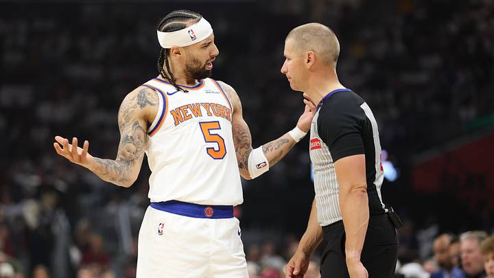 The refs are giving the Knicks plenty of trouble to start the NBA Finals.