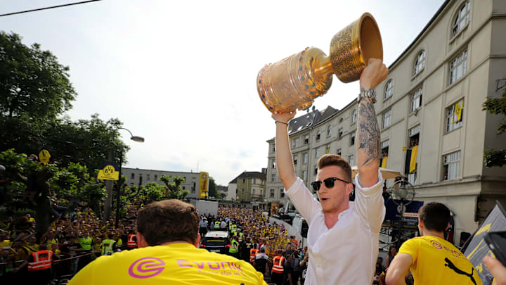 Borussia Dortmund Celebrates Winning The DFB Cup 2017