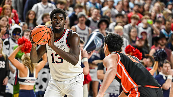 Gonzaga senior forward Graham Ike. Gonzaga senior forward Graham Ike.