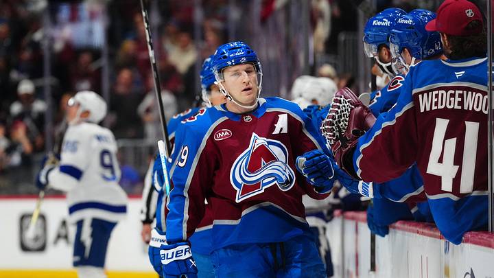 Nathan MacKinnon and the Avalanche are home favorites against the Devils. Nathan MacKinnon and the Avalanche are home favorites against the Devils.