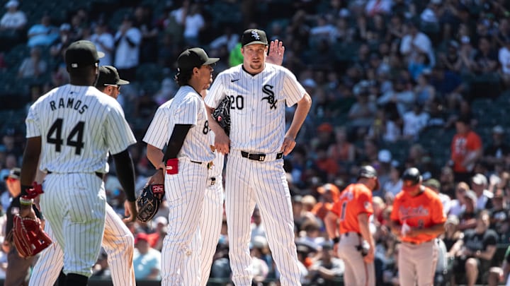 Erick Fedde stands on the mound during a matchup against the Baltimore Orioles