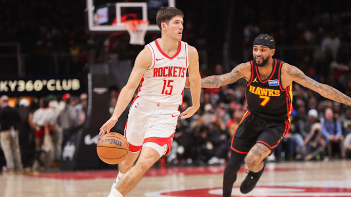 Houston Rockets guard Reed Sheppard is a great prop target on Monday.