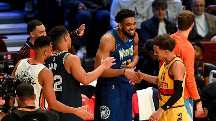 Karl-Anthony Towns, Trae Young, Desmond Bane, Zach LaVine, CJ McCollum