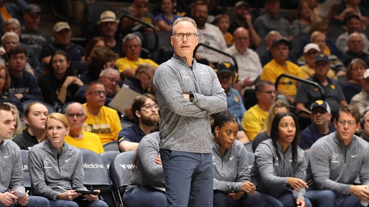 West Virginia University head coach Mark Kellogg