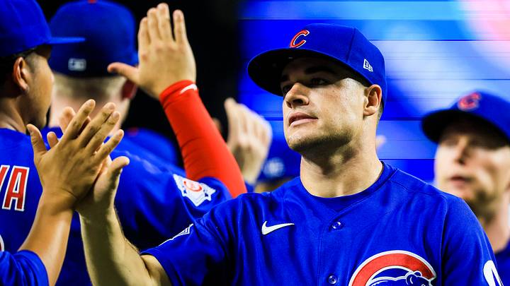 Sep 19, 2026; Cincinnati, Ohio, USA; Chicago Cubs outfielder Matt Shaw (6) high fives teammates after the victory over the Cincinnati Reds at Great American Ball Park. Mandatory Credit: Katie Stratman-Imagn Images Sep 19, 2026; Cincinnati, Ohio, USA; Chicago Cubs outfielder Matt Shaw (6) high fives teammates after the victory over the Cincinnati Reds at Great American Ball Park. Mandatory Credit: Katie Stratman-Imagn Images