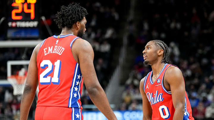 Philadelphia 76ers v Detroit Pistons