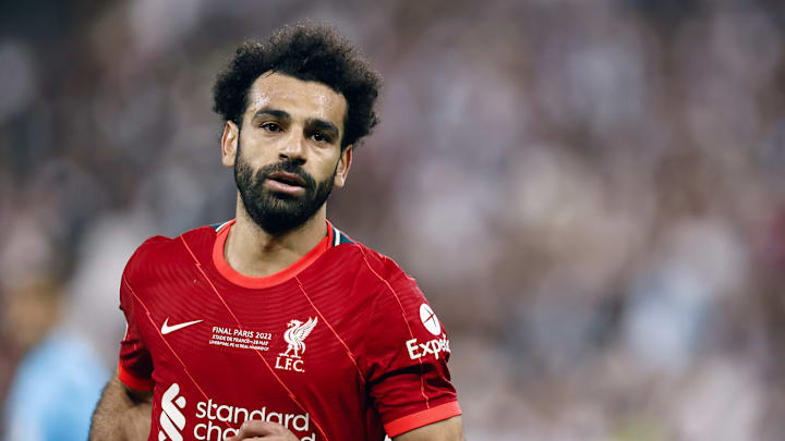 Mohamed Salah en la final de la UCL