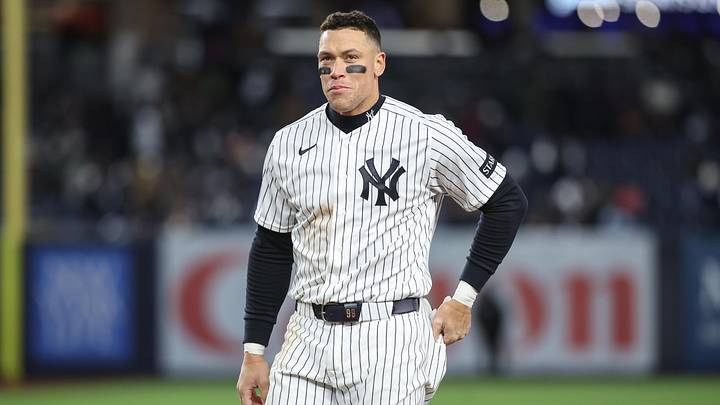 New York Yankees right fielder Aaron Judge. New York Yankees right fielder Aaron Judge.