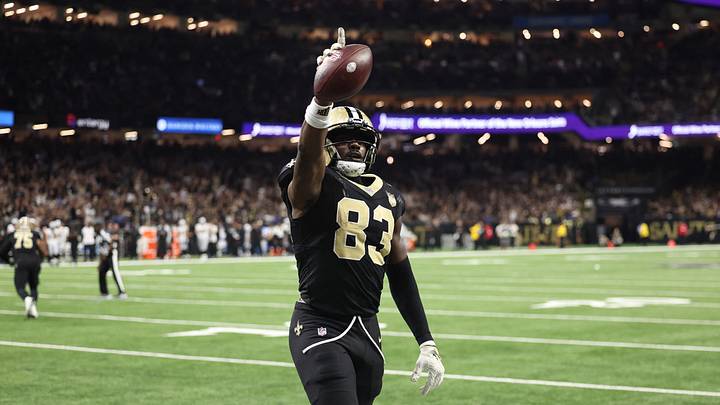New Orleans Saints tight end Juwan Johnson
