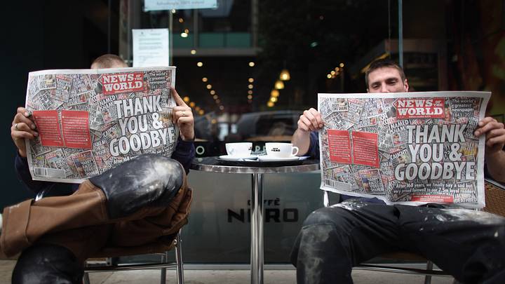 The News Of The World Newspaper Closes After 168 Years Following The Phone Hacking Allegations The News Of The World Newspaper Closes After 168 Years Following The Phone Hacking Allegations