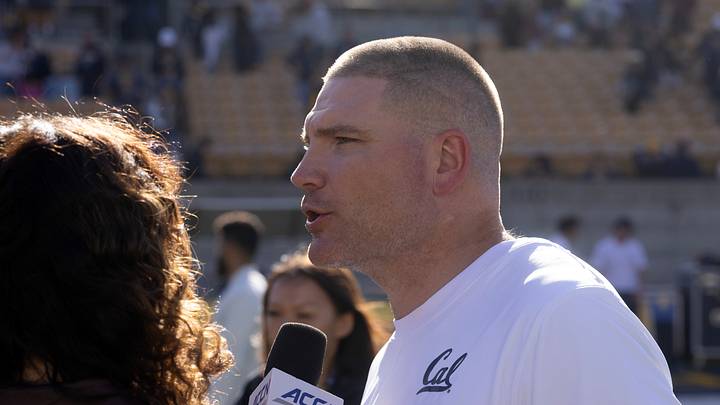 Cal head coach Tosh Lupoi Cal head coach Tosh Lupoi