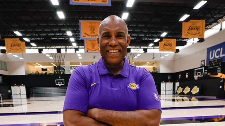 Los Angeles Lakers new Public Address Announcer Derrin Horton Los Angeles Lakers new Public Address Announcer Derrin Horton