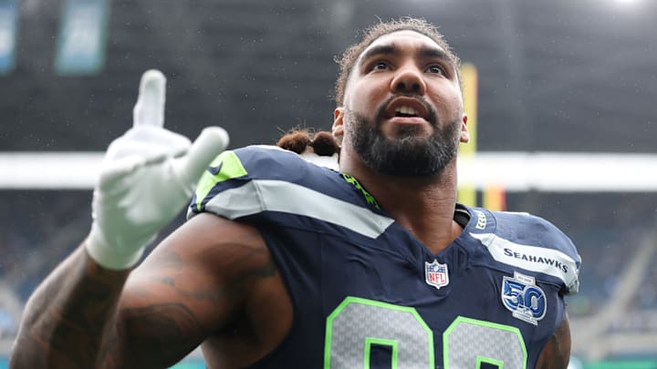 Leonard Williams of the Seattle Seahawks Leonard Williams of the Seattle Seahawks