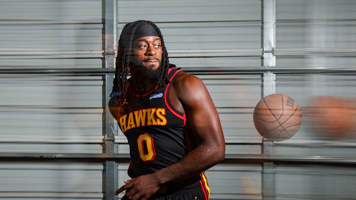 Sep 28, 2026; Atlanta, GA, USA; Atlanta Hawks guard Luguentz Dort (0) poses for a photo at media day. Mandatory Credit: Brett Davis-Imagn Images Sep 28, 2026; Atlanta, GA, USA; Atlanta Hawks guard Luguentz Dort (0) poses for a photo at media day. Mandatory Credit: Brett Davis-Imagn Images