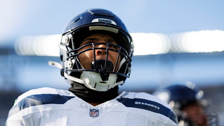 Zach Charbonnet of the Seattle Seahawks Zach Charbonnet of the Seattle Seahawks