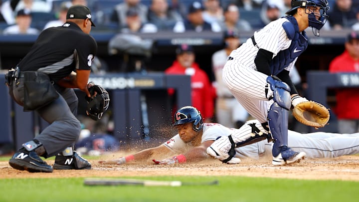 Division Series - Cleveland Guardians v New York Yankees - Game Two, Oscar Gonzalez