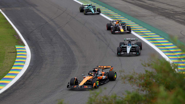 Oscar Piastri, George Russell, Max Verstappen, Formula 1