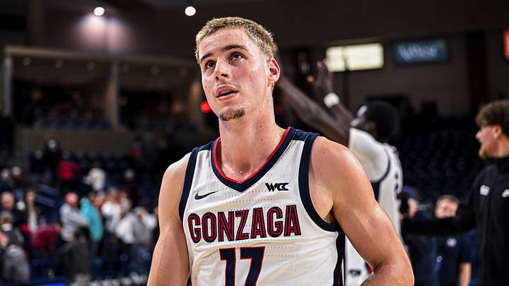 Gonzaga Bulldogs guard Mario Saint-Supery.