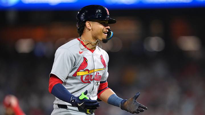 May 12, 2025; Philadelphia, Pennsylvania, USA; St. Louis Cardinals infielder Masyn Winn (0) reacts after hitting a home run against the Philadelphia Phillies in the seventh inning at Citizens Bank Park. Mandatory Credit: Kyle Ross-Imagn Images May 12, 2025; Philadelphia, Pennsylvania, USA; St. Louis Cardinals infielder Masyn Winn (0) reacts after hitting a home run against the Philadelphia Phillies in the seventh inning at Citizens Bank Park. Mandatory Credit: Kyle Ross-Imagn Images