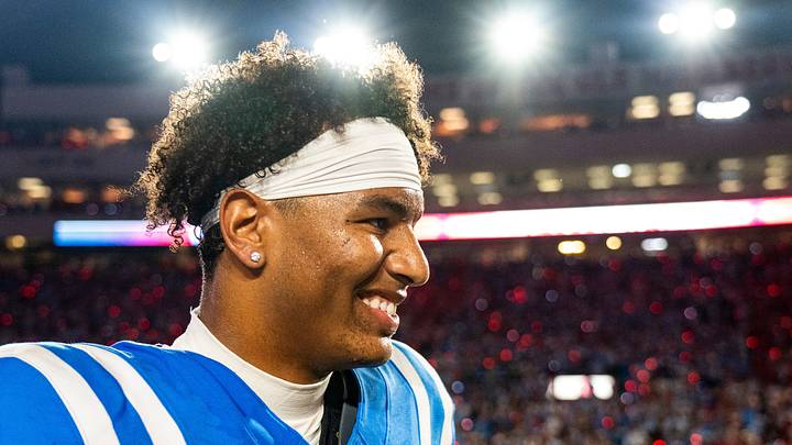 Trinidad Chambliss put on a show in Ole Miss's win over LSU. Trinidad Chambliss put on a show in Ole Miss's win over LSU.