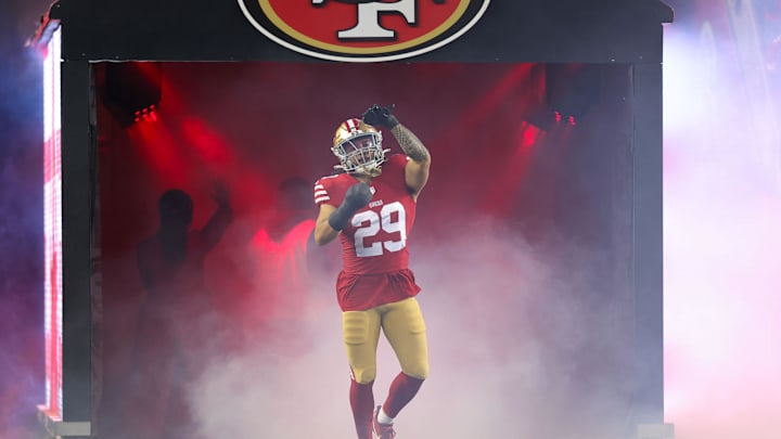 Former San Francisco 49ers safety Talanoa Hufanga.