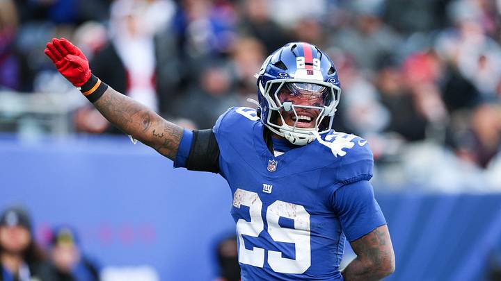 New York Giants running back Tyrone Tracy Jr. New York Giants running back Tyrone Tracy Jr.