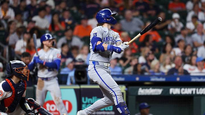Carter Jensen and the Royals are underdogs in Houston. Carter Jensen and the Royals are underdogs in Houston.