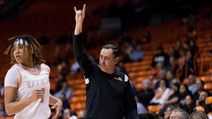 UTEP head women's basketball coach Kevin Baker at a game against FAU Saturday, Feb. 25, 2023, at the Don Haskins Center in El Paso.