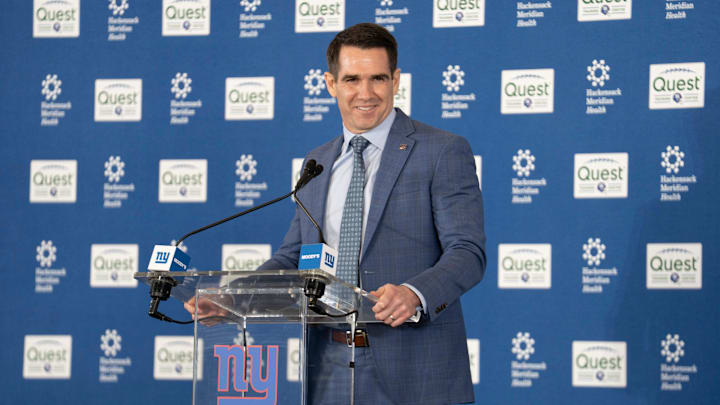 General Manager Joe Schoen will speak to the media on Tuesday ahead of the draft. General Manager Joe Schoen will speak to the media on Tuesday ahead of the draft.