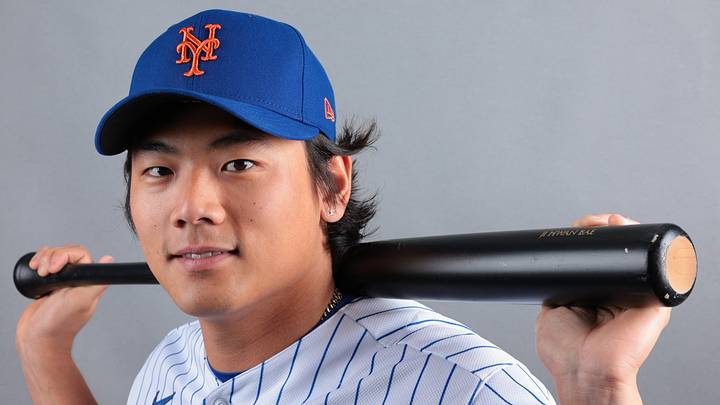 Feb 19, 2026; Port St. Lucie, FL, USA; New York Mets pitcher Jihwan Bae (83) poses for a photo during media day at Clover Park. Mandatory Credit: Sam Navarro-Imagn Images Feb 19, 2026; Port St. Lucie, FL, USA; New York Mets pitcher Jihwan Bae (83) poses for a photo during media day at Clover Park. Mandatory Credit: Sam Navarro-Imagn Images