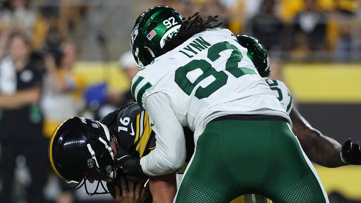 New York Jets edge rusher Nate Lynn New York Jets edge rusher Nate Lynn