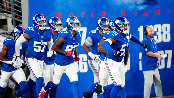 The New York Giants begin the season Sunday against the Washington Commanders.