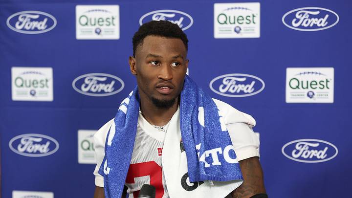 New York Giants safety Tyler Nubin New York Giants safety Tyler Nubin