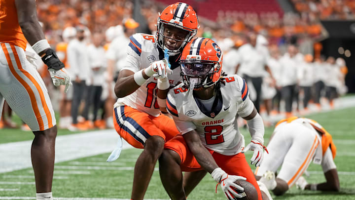 Syracuse football is trying to hang around with No. 24 Tennessee in Atlanta. The Orange just isn't quite good enough to win.