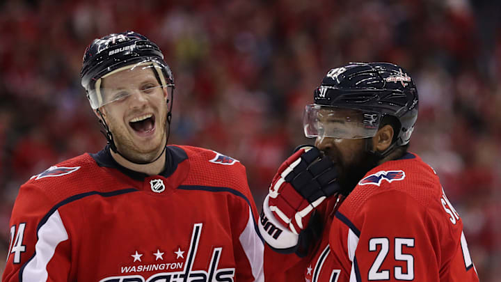 John Carlson, Devante Smith-Pelly, Washington Capitals
