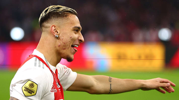 Antony, attaquant de l'Ajax Amsterdam