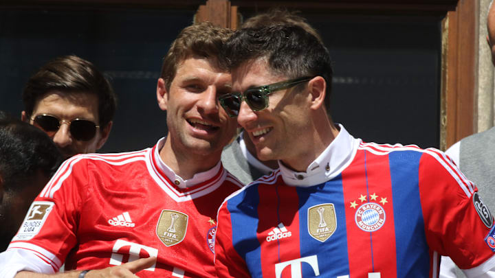 Thomas Müller und Robert Lewandowski