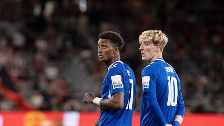 Demarai Gray und Anthony Gordon Demarai Gray und Anthony Gordon