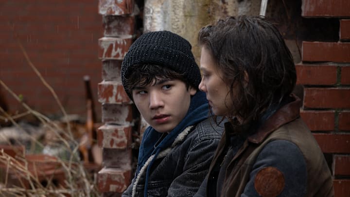 Lauren Cohan as Maggie Rhee, Logan Kim as Hershel - The Walking Dead: Dead City _ Season 2, Episode 2 - Photo Credit: Robert Clark/AMC