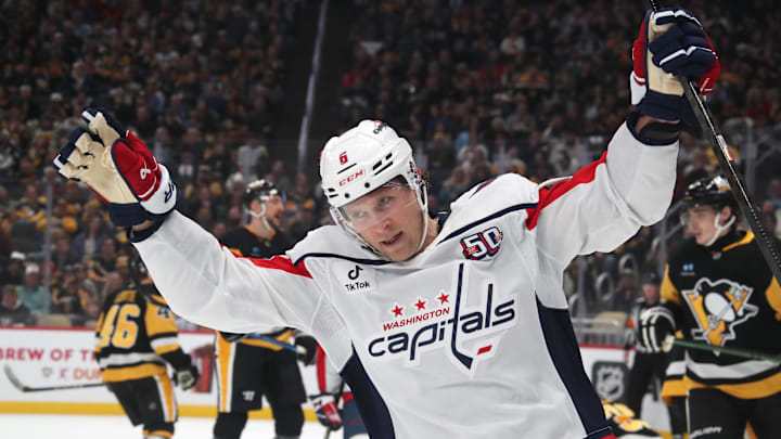 Jakob Chychrun, Washington Capitals Mandatory Credit: Charles LeClaire-Imagn Images