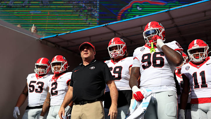 Georgia Bulldogs head coach Kirby Smart