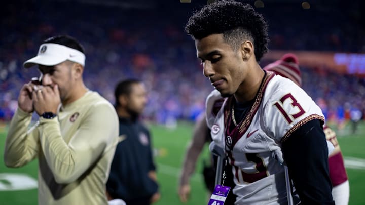 Florida State Seminoles quarterback Jordan Travis