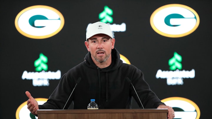 Green Bay Packers head coach Matt LaFleur speaks following rookie minicamp Friday, May 1 2026, at Lambeau Field in Green Bay, Wisconsin. 

Dan Powers/USA TODAY NETWORK-Wisconsin