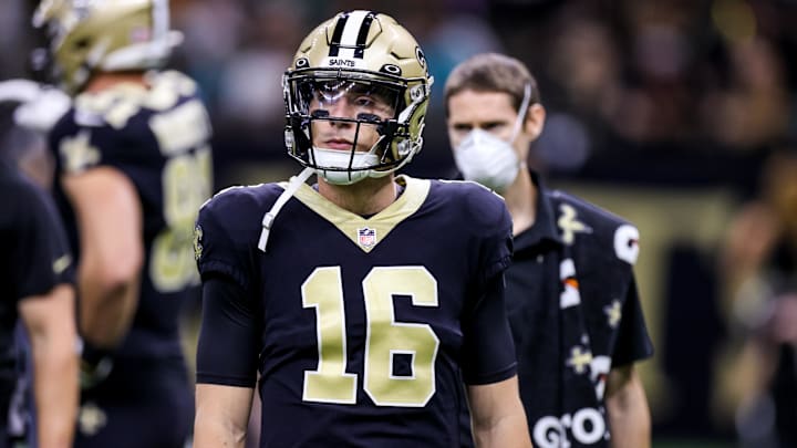 Ian Book's first career NFL start didn't quite go as planned.