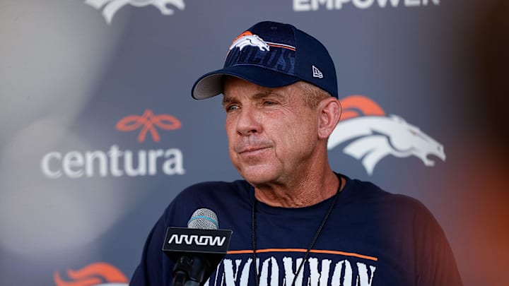 Denver Broncos head coach Sean Payton.